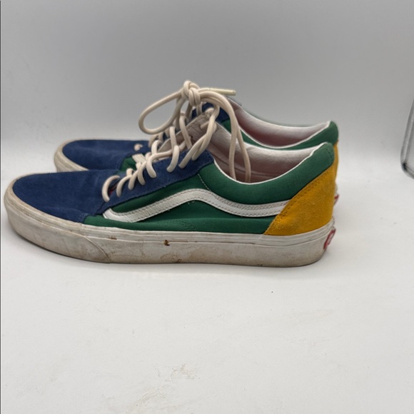 Vans OLD SKOOL YACHT CLUB Blue and Green Men's Sneakers S27 - Picture 3 of 7